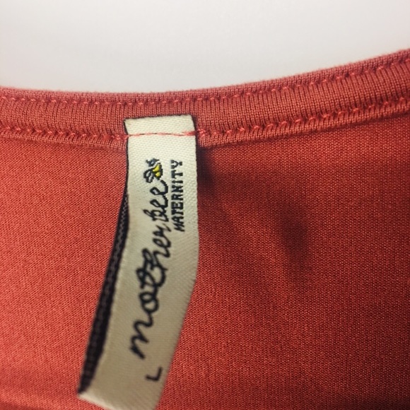 🦋Mother Bee Maxi Maternity Dress SS Tie Back - Picture 3 of 6